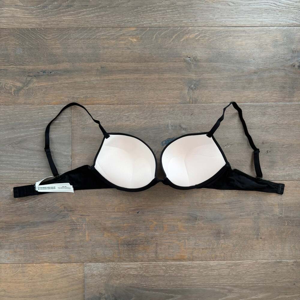 PINK Victoria's Secret Wear Everywhere Push-Up Bra Black 36B - Picture 7 of 10